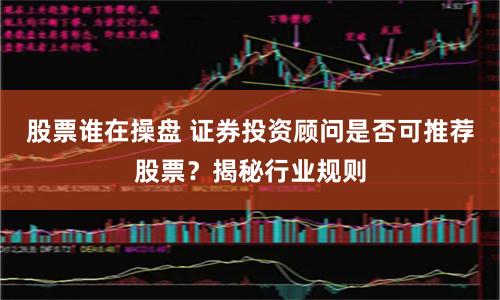 股票谁在操盘 证券投资顾问是否可推荐股票？揭秘行业规则